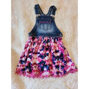 Jordache girl's 6-6x Overall Dress
